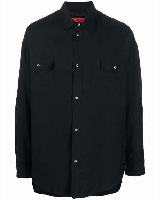 424 Fairfax long-sleeve shirt jacket