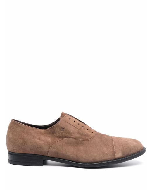 Fratelli Rossetti round-toe suede loafers