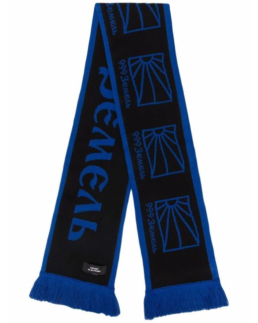 Paccbet logo-print scarf