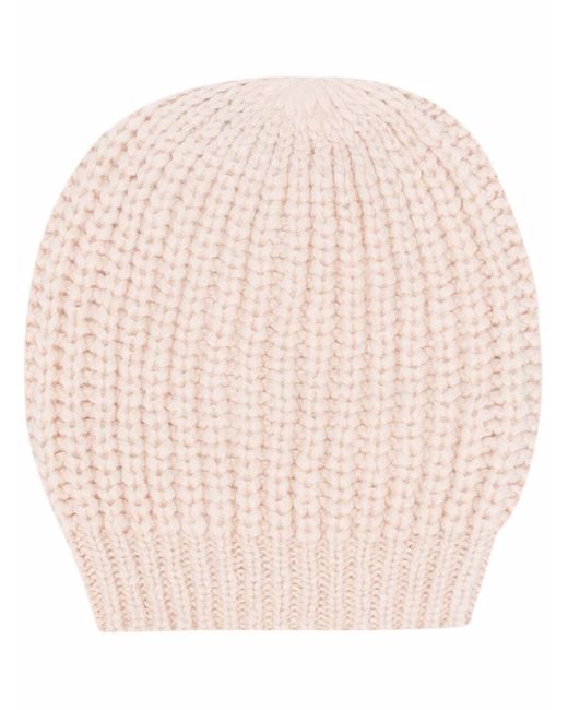 Peserico chunky-knit beanie