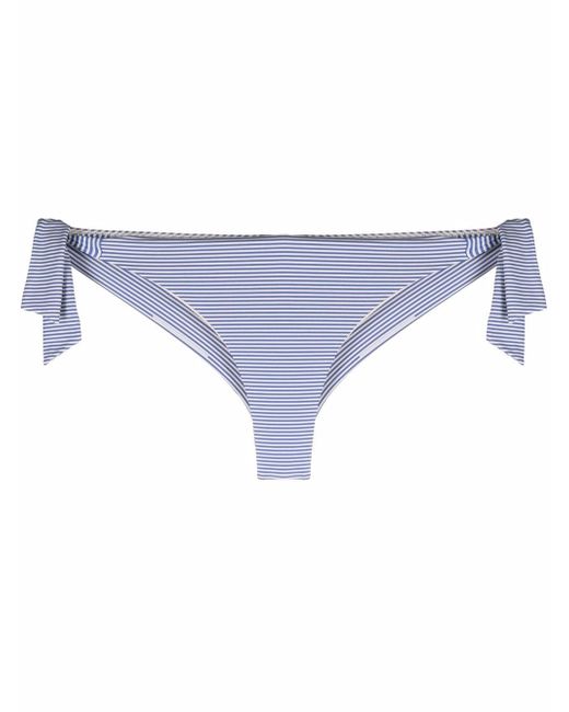 Emporio Armani stripe-print bikini bottoms
