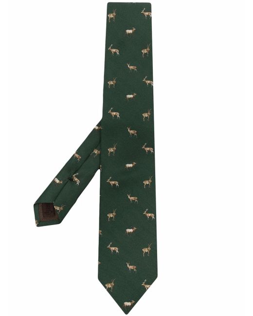 Church's animal-print tie