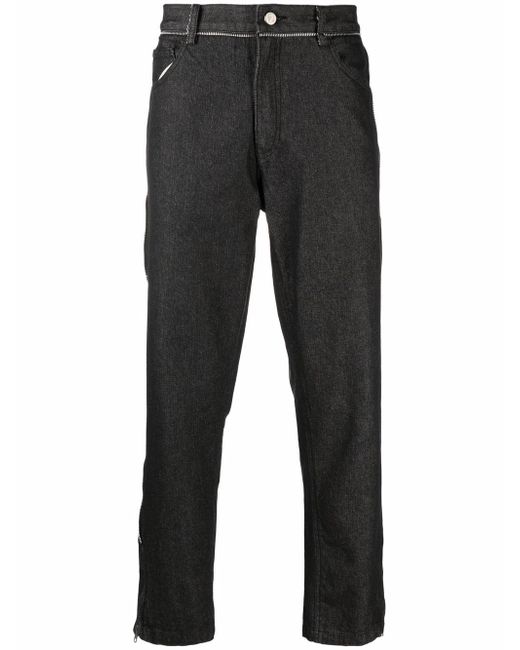 Youths in Balaclava zip-detail straight-leg jeans