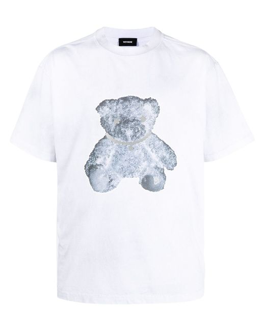 We11done negative teddy print t-shirt
