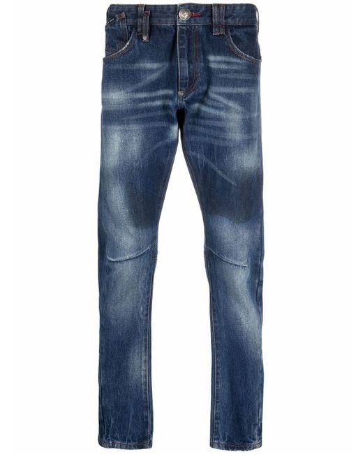 Philipp Plein Iconic Plein Milano cut jeans