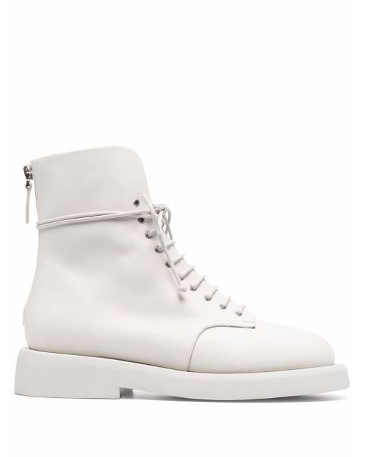 Marsèll lace-up leather ankle boots