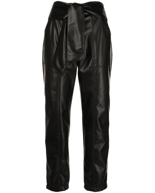 Jonathan Simkhai Tessa faux-leather trousers