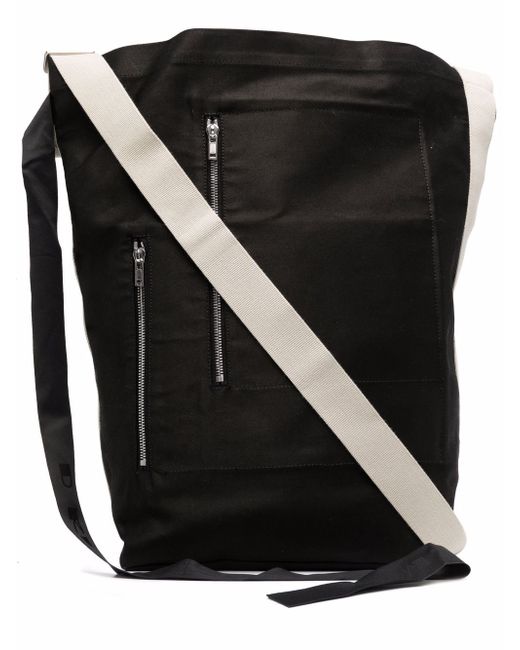 Rick Owens DRKSHDW zip-pocket shoulder bag