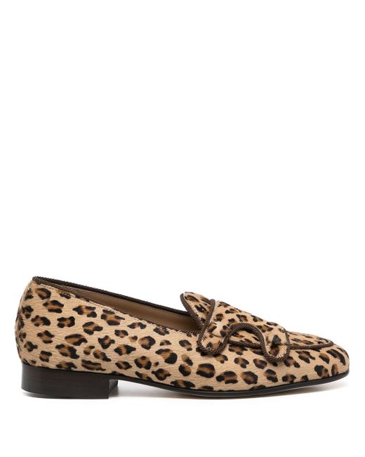 Edhen Milano brera leopard-print loafers