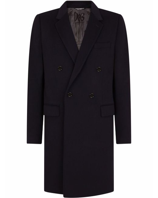 Dolce & Gabbana double-breasted mid-length coat