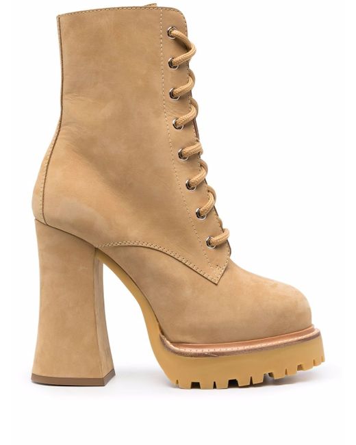 Moschino 130mm lace-up ankle boots