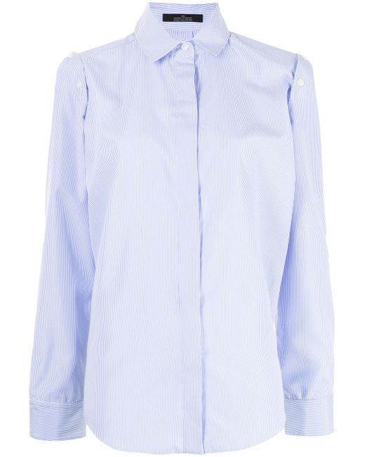 Rokh pinstripe-print tailored long-sleeve shirt