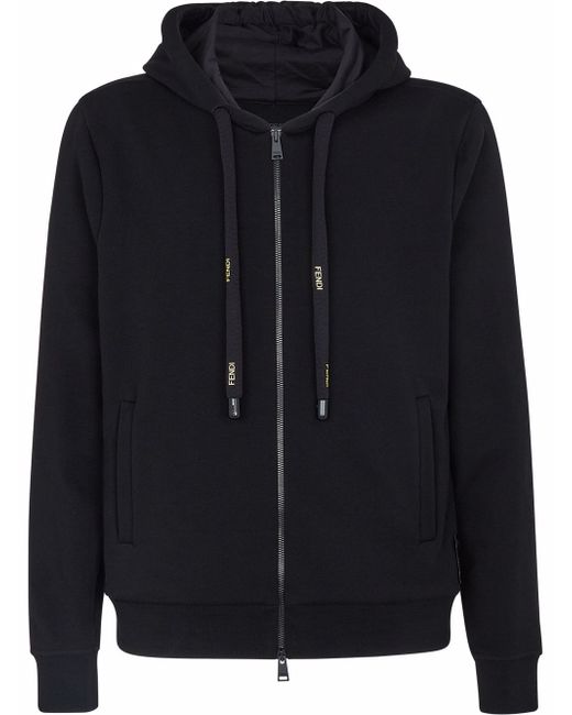Fendi zip-fastening hoodie