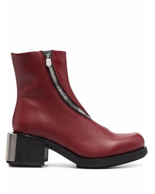 GmBH logo plaque ankle boots