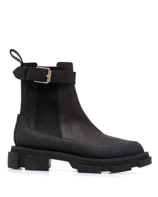 Dion Lee Gao buckled ankle boots
