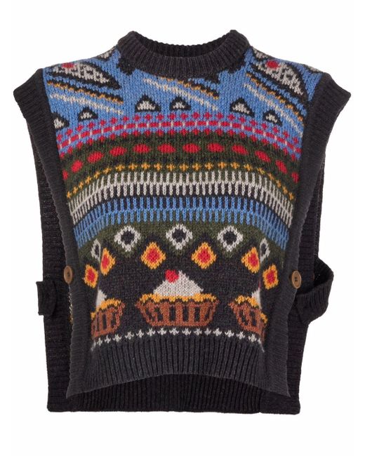 Henrik Vibskov Bellagamba knitted vest