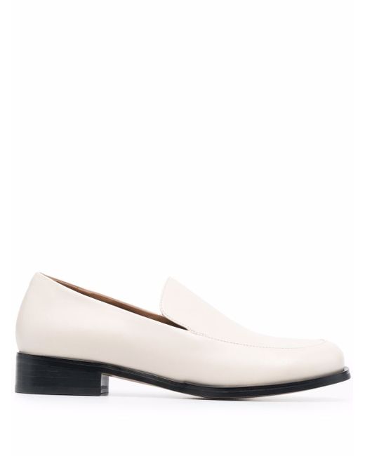 12 Storeez leather low-heel loafers