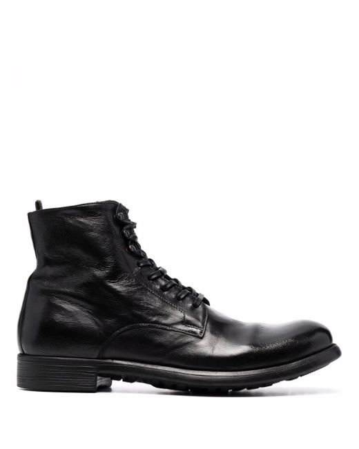 Officine Creative lace-up leather boots