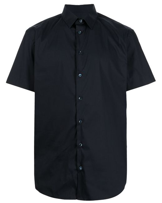 Giorgio Armani short-sleeve cotton-blend shirt