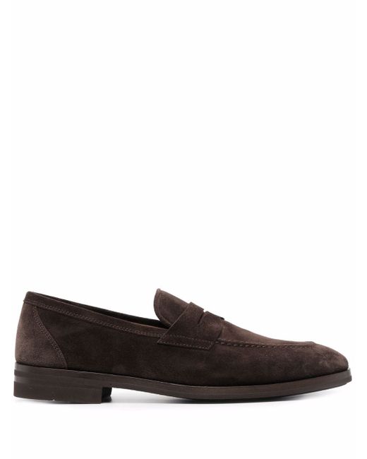 Henderson Baracco suede slip-on loafers