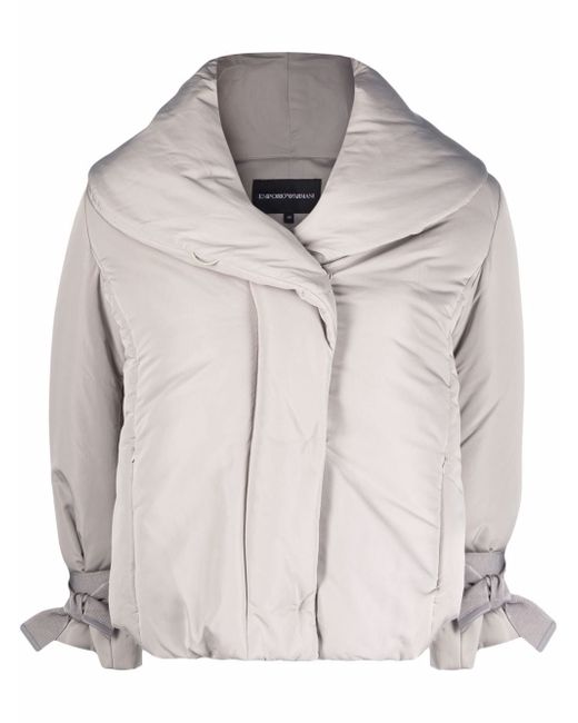 Emporio Armani concealed padded jacket