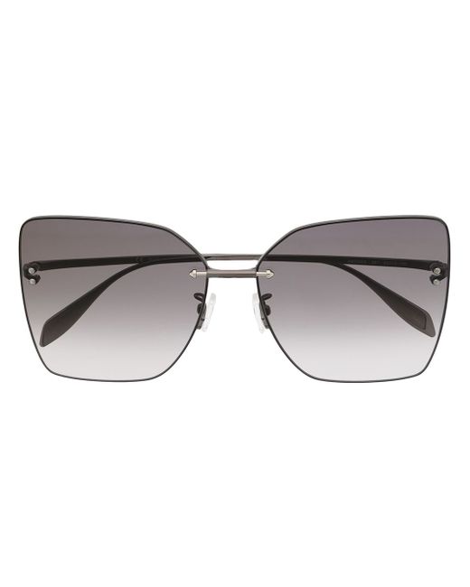 Alexander McQueen square-frame gradient sunglasses