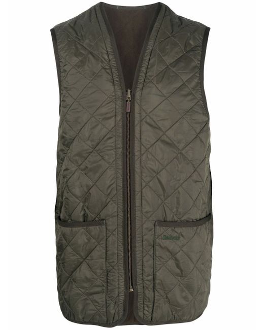 Barbour quilted pouch-pocket gilet