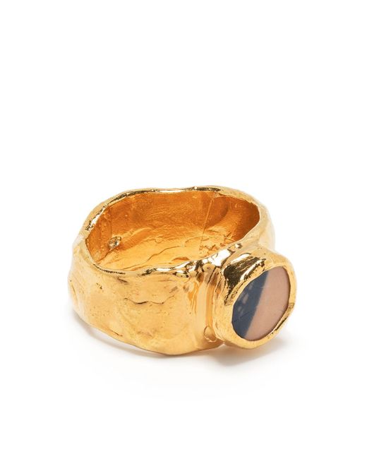 Nick Fouquet round charm hammered ring