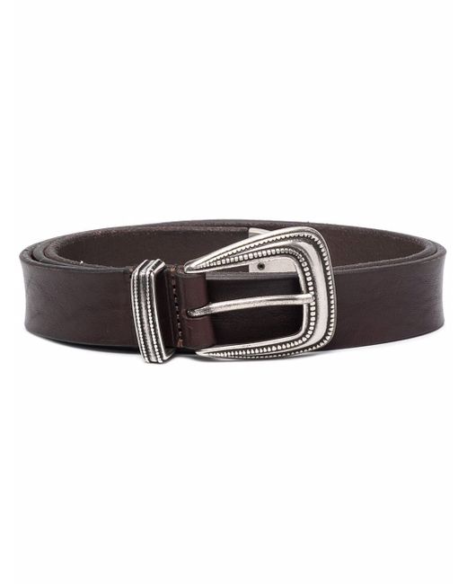 Tagliatore tipped leather belt