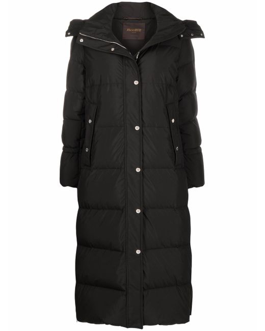 Moorer hooded puffer coat