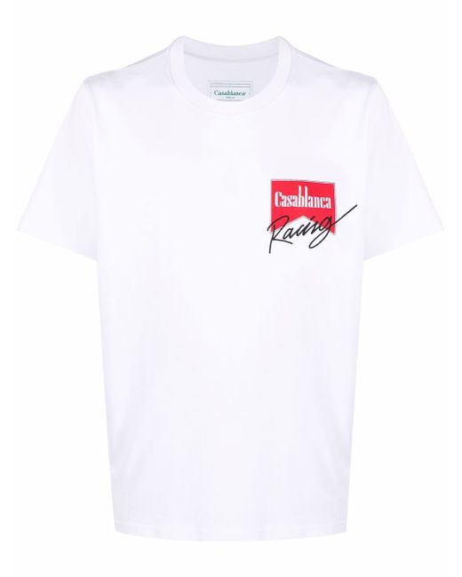 Casablanca Racing-print T-shirt