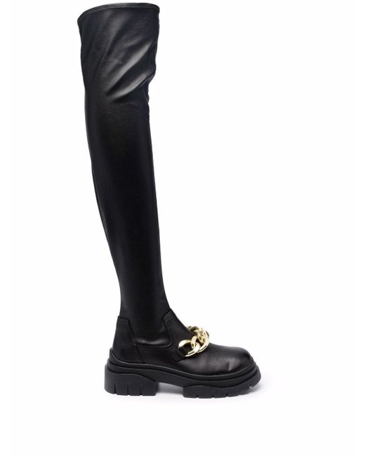 Ash Star Chain thigh-high boots