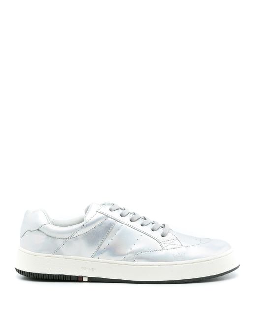 Osklen leather Soho holographic trainers