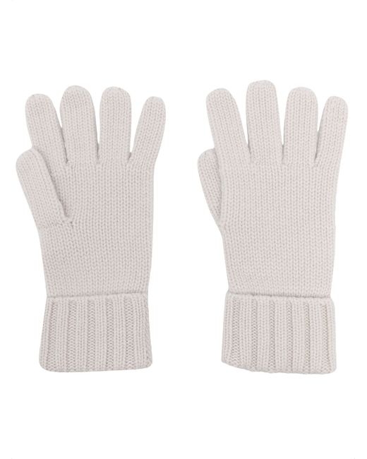 N.Peal chunky-knit organic-cashmere gloves