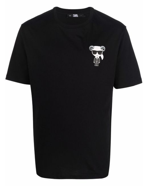 Karl Lagerfeld Aries logo-print T-shirt