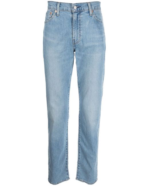 Levi's light-wash slim-cut jeans