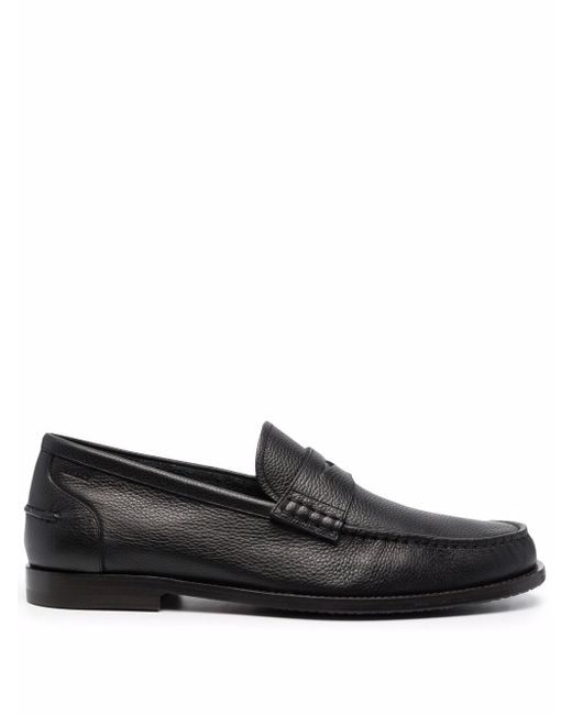 Bally Kebler pebbled leather loafers
