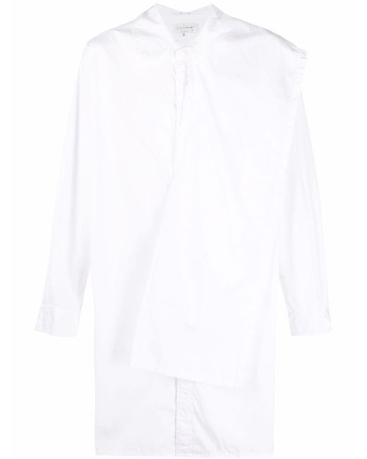 Yohji Yamamoto long-sleeve button-fastening shirt