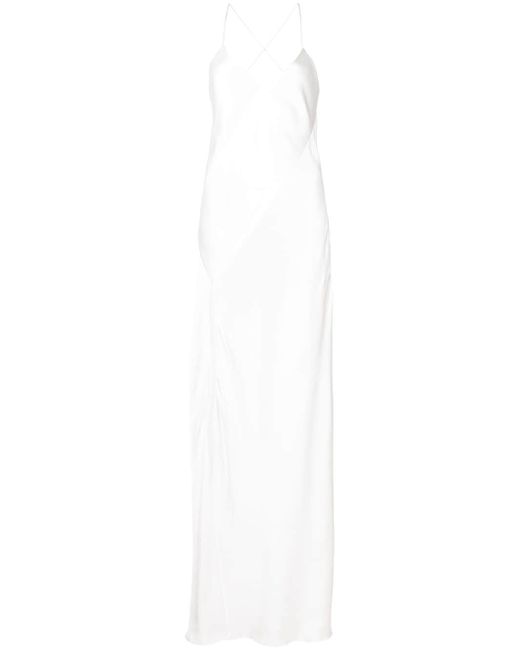 Michelle Mason open-back silk gown