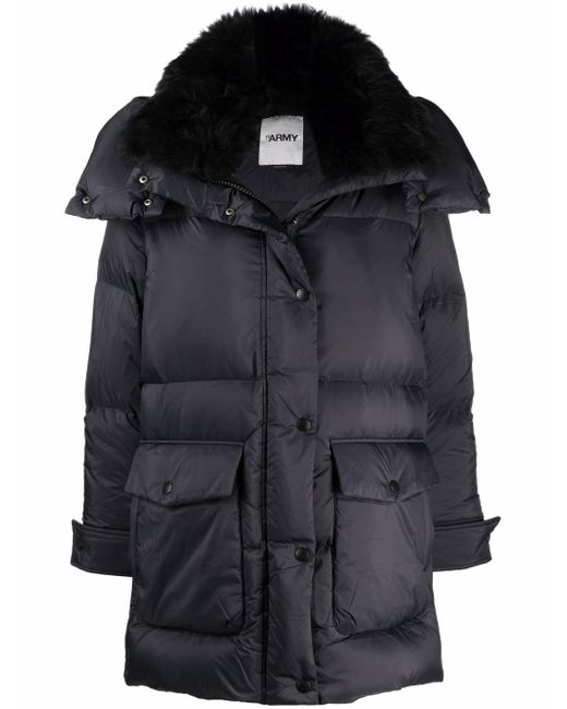 Yves Salomon Army fur-lined padded coat