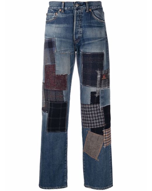 Junya Watanabe Man X Levi's straight-leg patchwork jeans