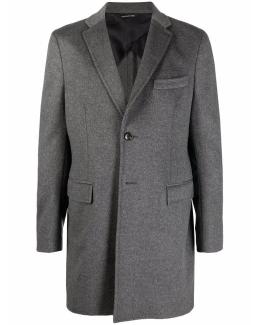 Tonello fitted single-breasted coat