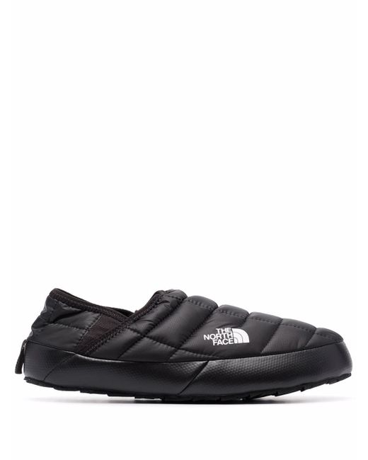 The North Face padded quilted slippers