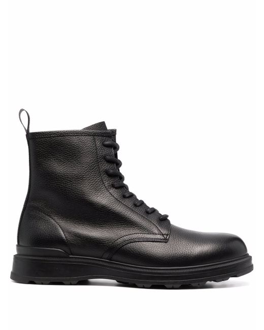 Woolrich side zip leather ankle boots