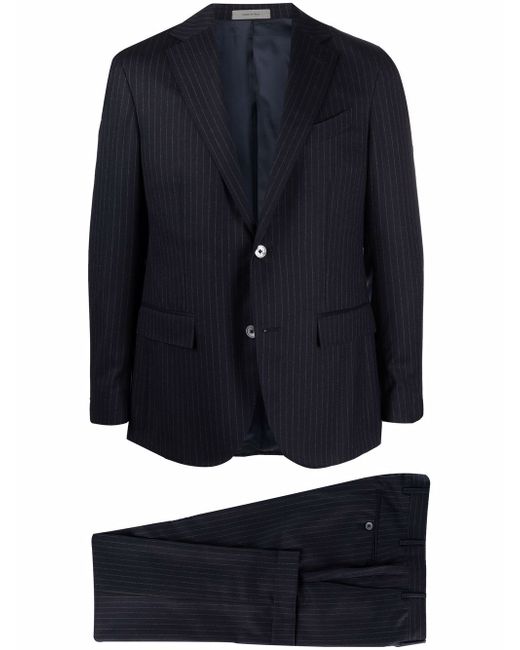 Corneliani single-breasted pinstripe suit
