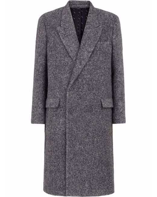 Fendi double-breated button coat