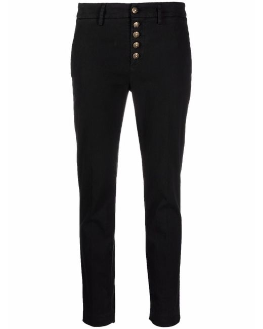 Dondup slim-cut cropped trousers