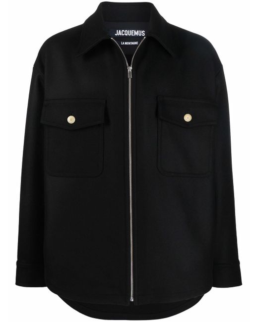 Jacquemus zipped-up shirt jacket