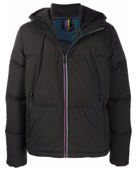 PS Paul Smith zip-up hooded padded coat