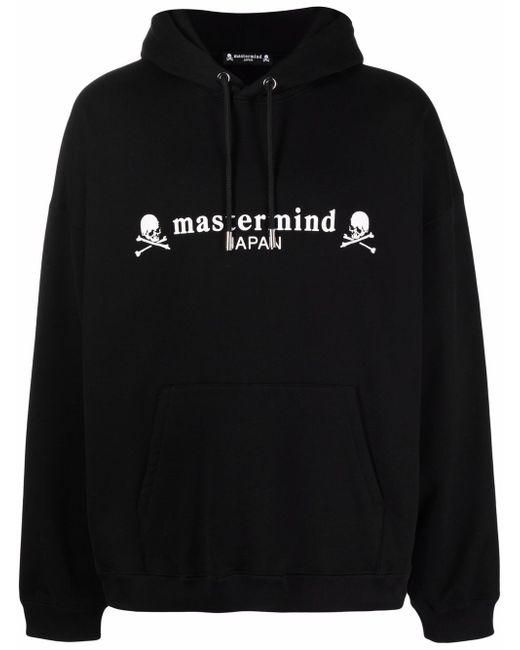 Mastermind World skull-print cotton hoodie